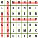 Animals Word Search