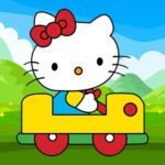 Hello Kitty Car Jigsaw