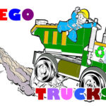 Lego Trucks Coloring