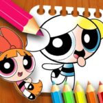 The Powerpuff Girls Coloring Book